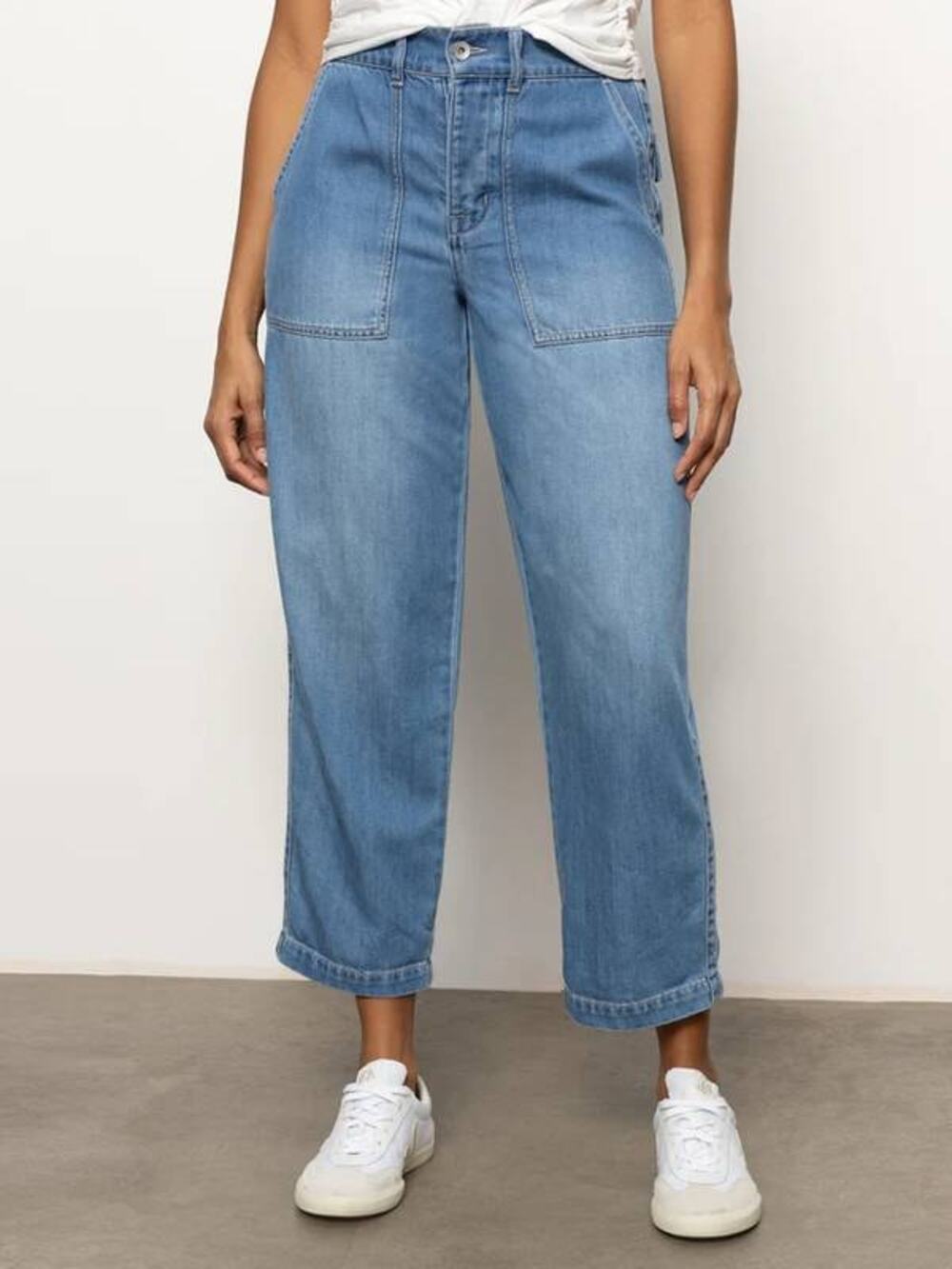Sanctuary Denim Cruiser Chino in Waverly Blue 27 S NWT Coastal Effortless Boho